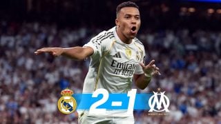 El Real Madrid derrotó 2-1 al Olympique de Marsella.