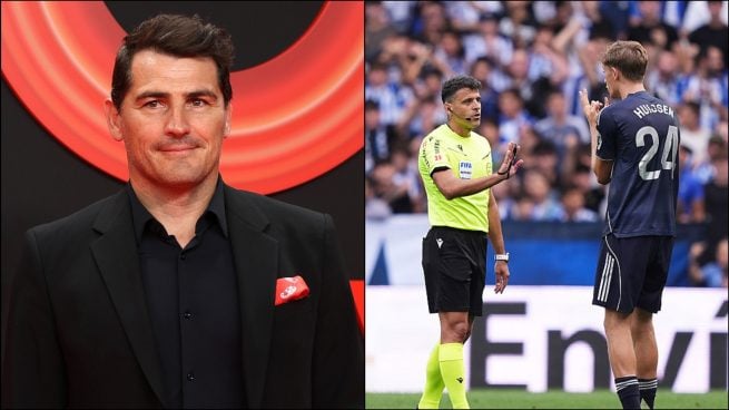 Iker Casillas opine de la expulsión de Dean Huijsen.