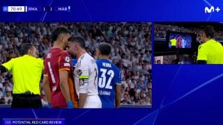 Carvajal es expulsado.