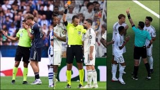 Las expulsiones al Real Madrid de Xabi Alonso.