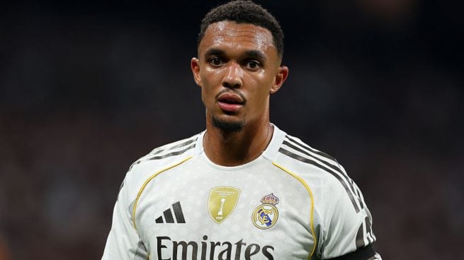 Trent Alexander Arnold, en un partido con el Real Madrid. (Getty Images)