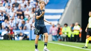Huijsen en Anoeta. (EFE)