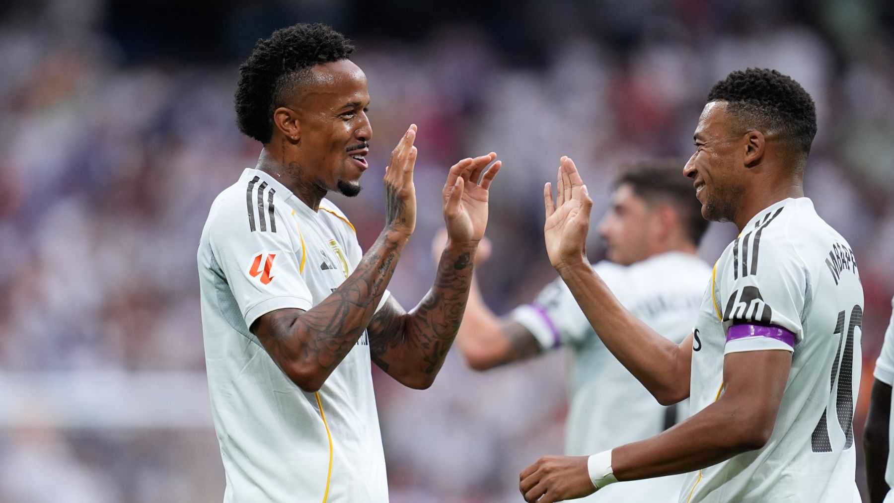 Mbappé, Militao, real Madrid, goles