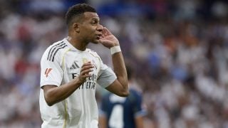 Kylian Mbappé, en el Real Madrid-Espanyol. (Europa Press)