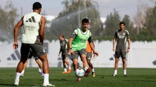 Los jugadores del Real Madrid se ejercitaron en Valdebebas. (realmadrid.com)