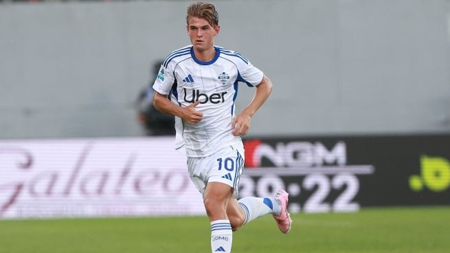Nico Paz, en el partido ante la Fiorentina.