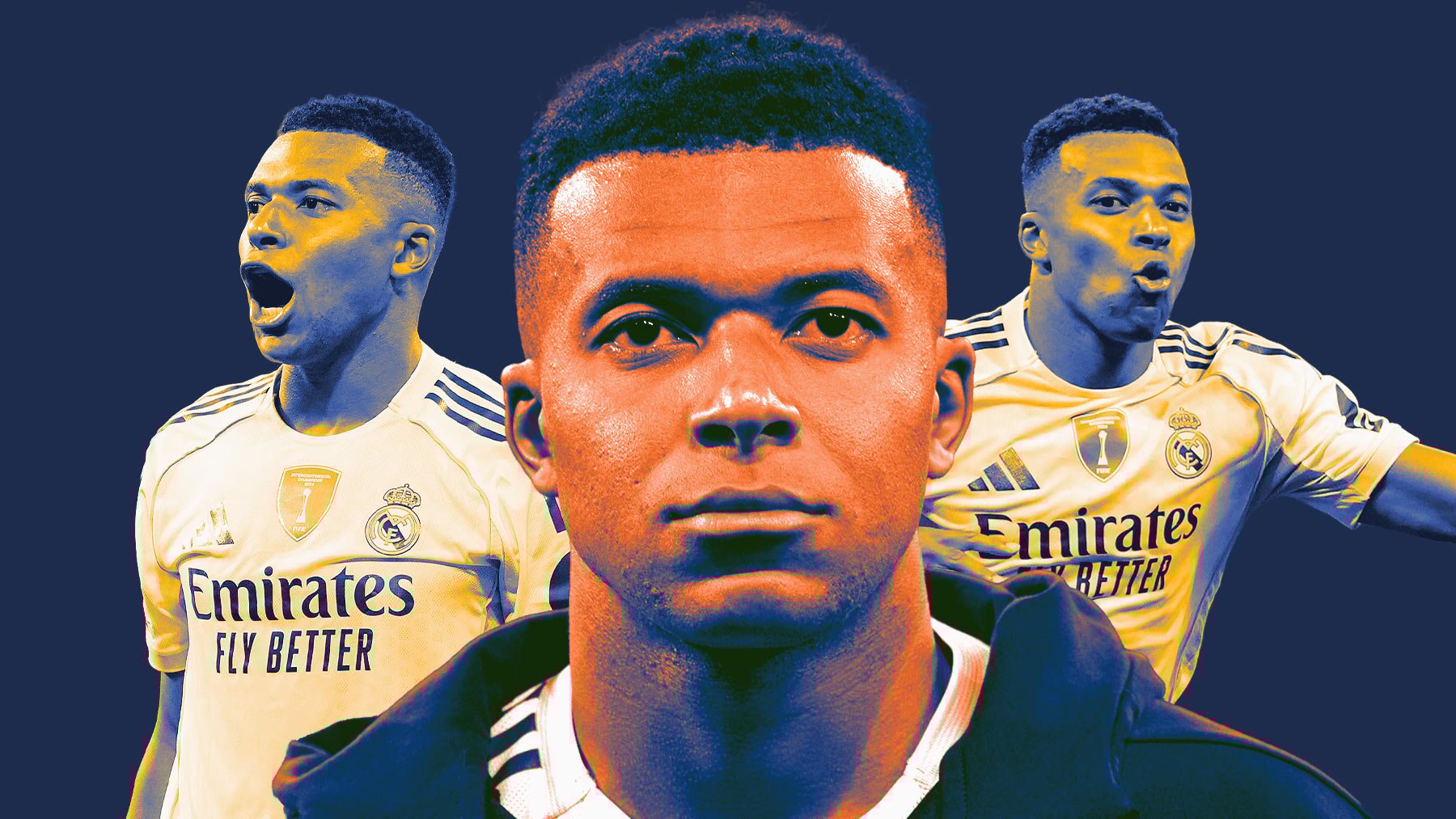 Mbappé monopoliza el gol del Real Madrid