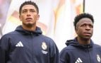 Jude Bellingham y Vinicius, con el Real Madrid. (Getty Images)