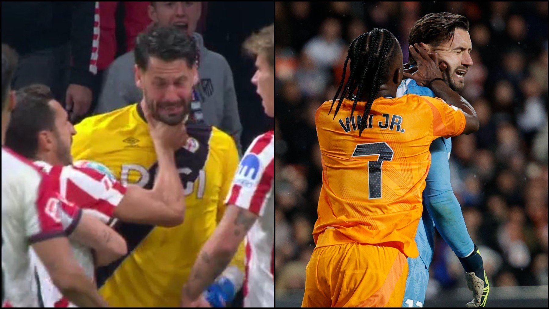 Koke podrá jugar el derbi al no ser expulsado en una acción que sí le costó la roja a Vinicius