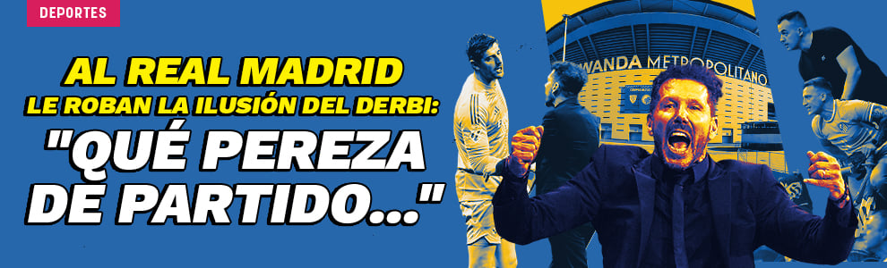 Al Real Madrid le roban la ilusión del derbi: Qué pereza de partido...