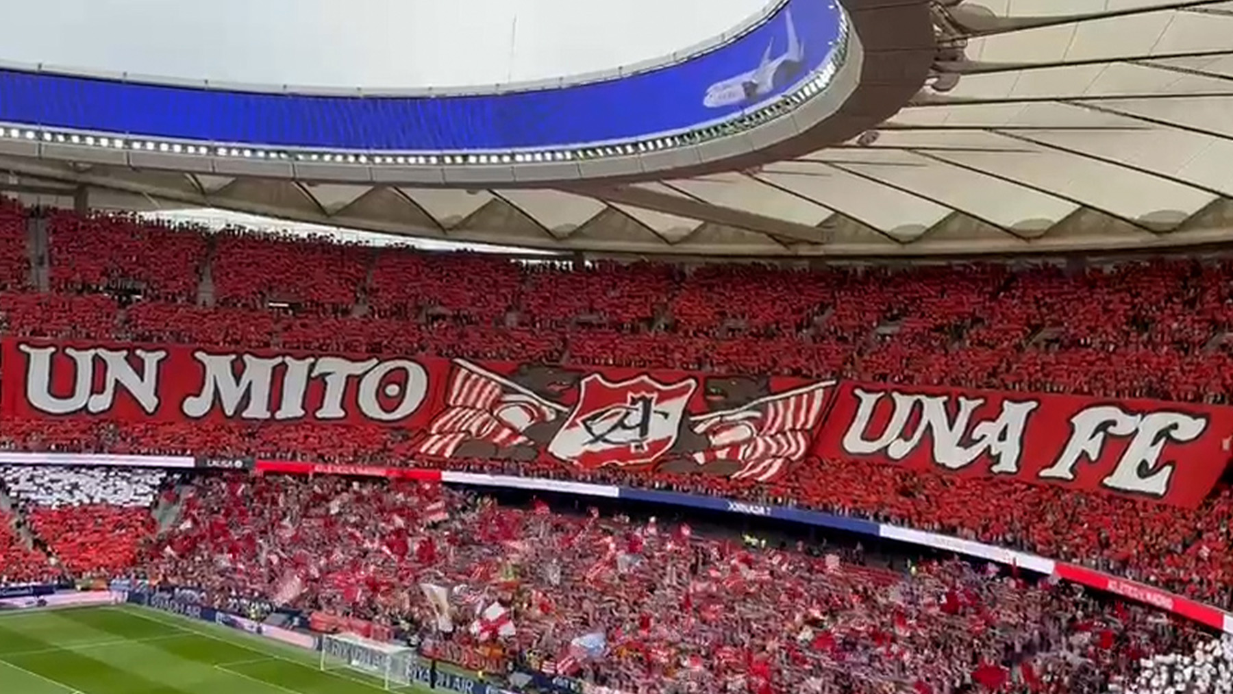 Así rugió el Metropolitano: espectacular ambiente para recibir al Atlético y Real Madrid
