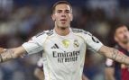 Mastanuono celebrando un gol con el Real Madrid. (Europa Press)