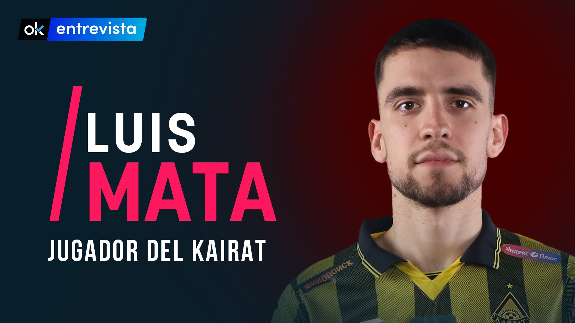 Luis Mata, jugador del Kairat: «Enfrentarse al Real Madrid en la Champions es un sueño hecho realidad»