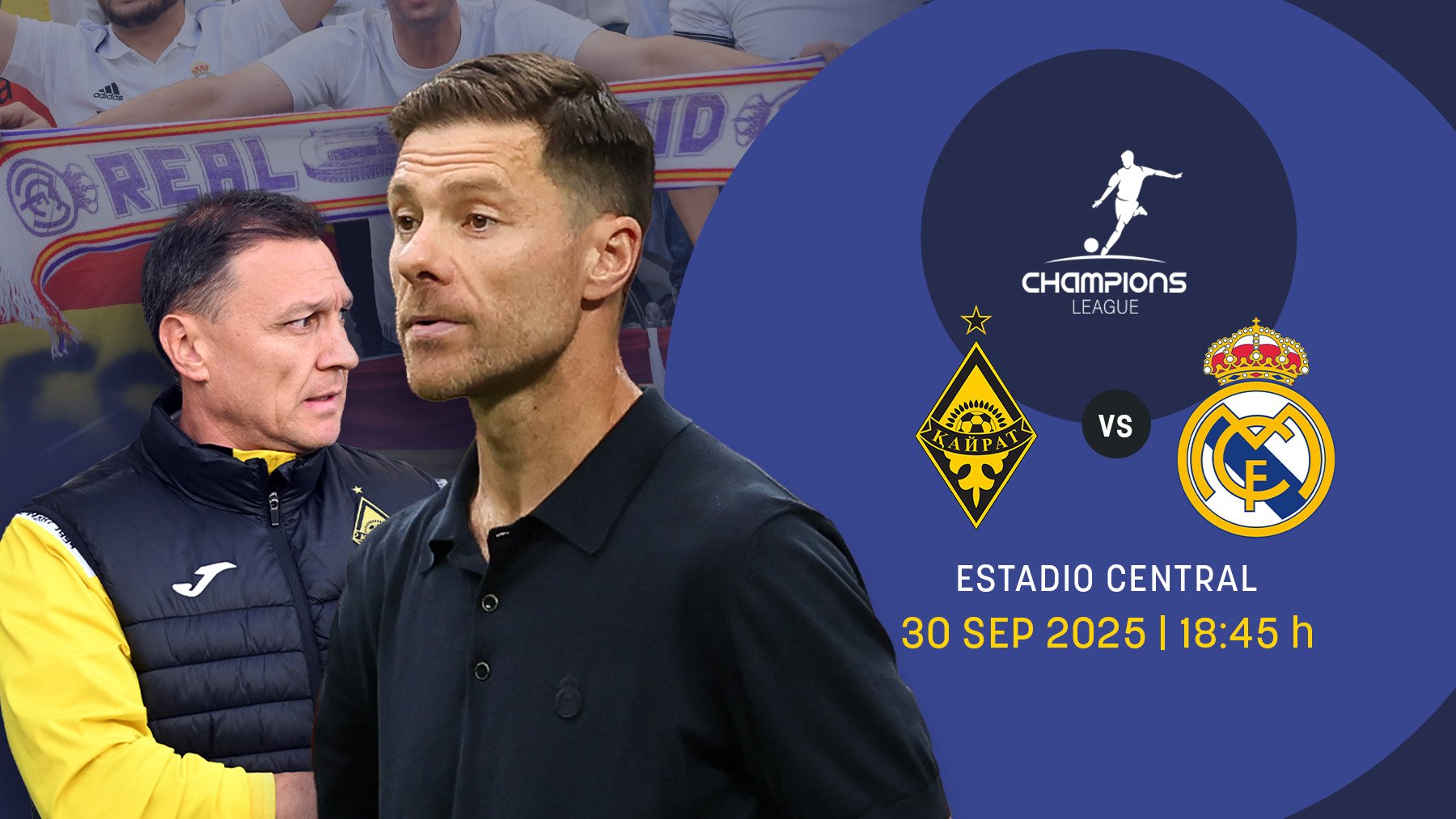 Kairat-Real Madrid: Champions para curar la pena