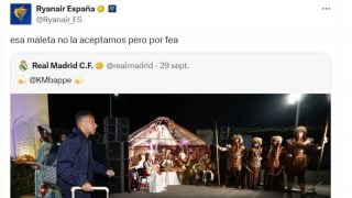 El vacile de Ryanair a Mbappé y el Real Madrid.