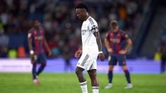 Vinicius Junior, el más castigado por ‘Transfermarkt’, pasa de 170 a 150 millones de valor. (Getty)