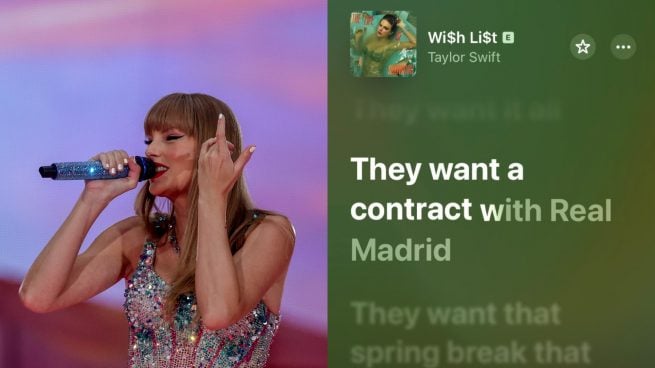 Taylor Swift actuando en el Santiago Bernabéu y la letra de su nueva canción.