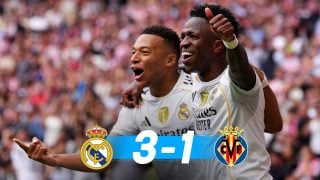 El Real Madrid ganó 3-1 al Villarreal.