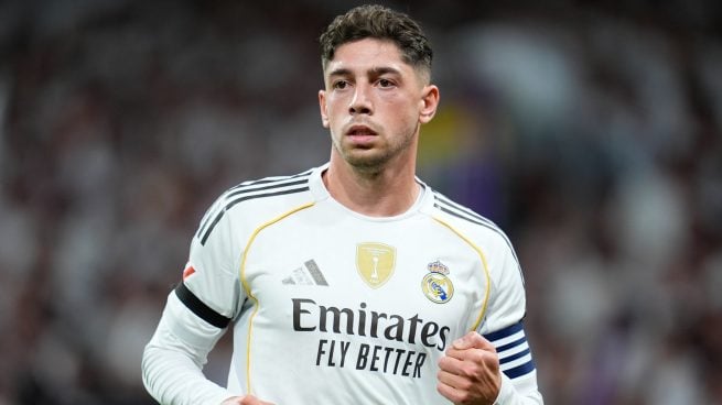 Fede Valverde, en un partido con el Real Madrid. (Europa Press)