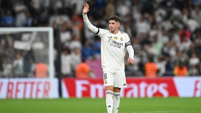 Fede Valverde lució el brazalete de capitán en el último partido de Liga.