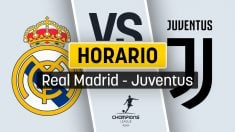 Real Madrid – Juventus: cuándo es, horario y dónde ver por televisión en directo y en vivo el partido de la Champions League.