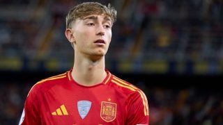Huijsen durante el partido de Nations League contra Holanda. (Getty)