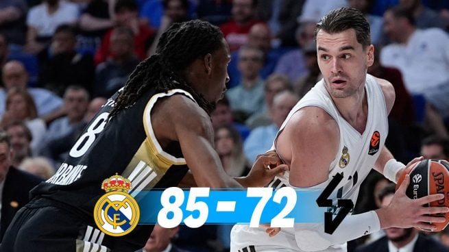 El Real Madrid no pisa el freno contra el Asvel Villeurbanne y mantiene a Scariolo en dulce