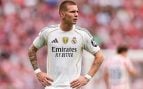 Mastantuono, en un partido del Real Madrid. (Getty Images)