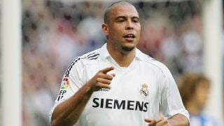 Ronaldo Nazario, durante su etapa en el Real Madrid como jugador. (Getty)