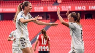 El Real Madrid se dio un paseo en San Mamés. (EFE)