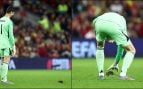 Thibaut Courtois, en el Gales-Bélgica. (Europa Press)