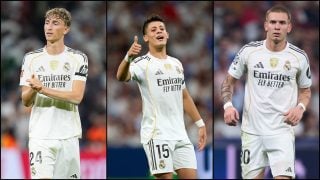 Huijsen, Güler y Mastantuono. (Getty)