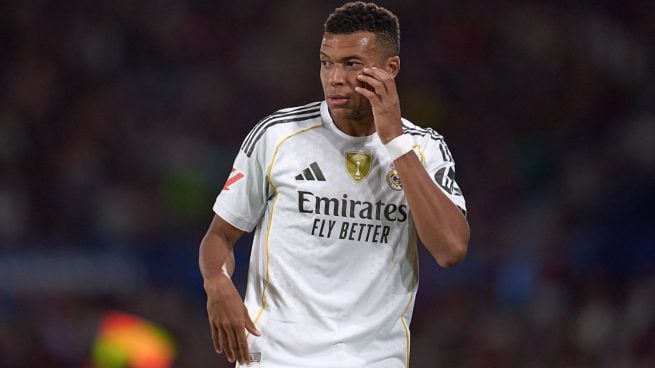 Mbappé, en un partido del Real Madrid. (Europa Press)