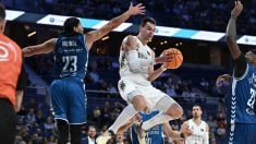 Hezonja en el Real Madrid-San Pablo Burgos. (EFE)