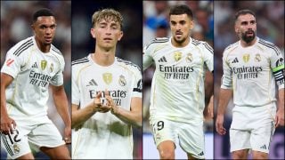 Trente, Huijsen, Ceballos y Carvajal. (Getty)