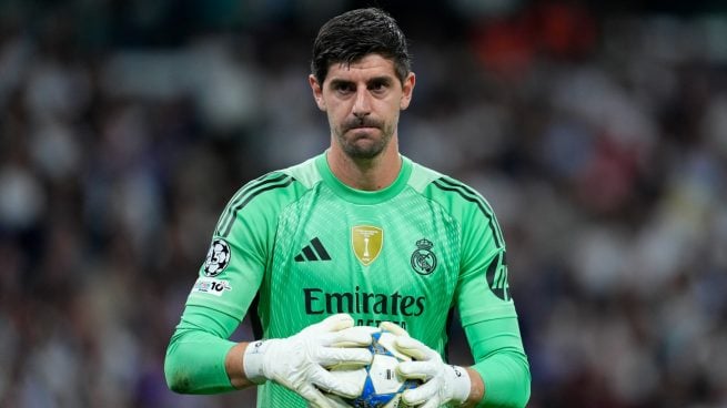 Courtois fue uno de los hombres del partido ante la Juventus.