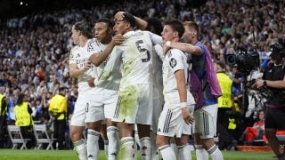 Los jugadores del Real Madrid celebrando un gol en la Champions. (Europa Press)