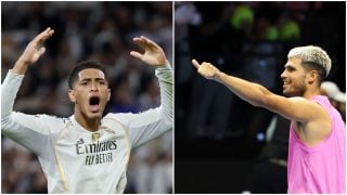 Jude Bellingham y Carlos Alcaraz. (EFE – EP)