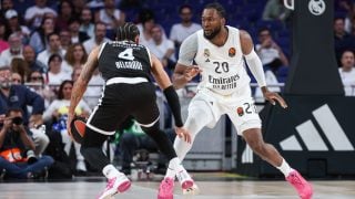 Bruno Fernando durante el Real Madrid-Partizan. (EP)