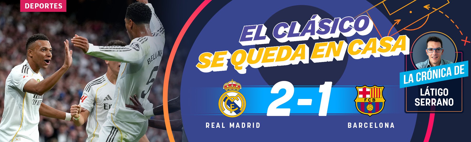 El Clásico se queda en casa