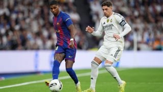 Valverde y Rashford. (Getty)