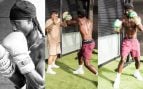El entrenamiento de boxeo de Eduardo Camavinga.