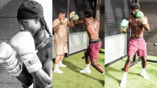 El entrenamiento de boxeo de Eduardo Camavinga. (Instagram_ @camavinga)