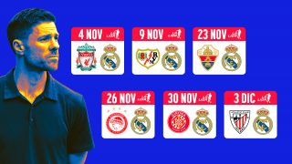 Xabi Alonso y el calendario del Real Madrid.