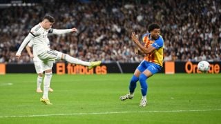 Real Madrid vs Valencia en directo: ver gratis en vivo online el partido de la Liga hoy. (Getty)