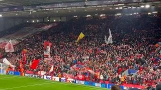 Anfield fue una fiesta antes del partido contra el Real Madrid.
