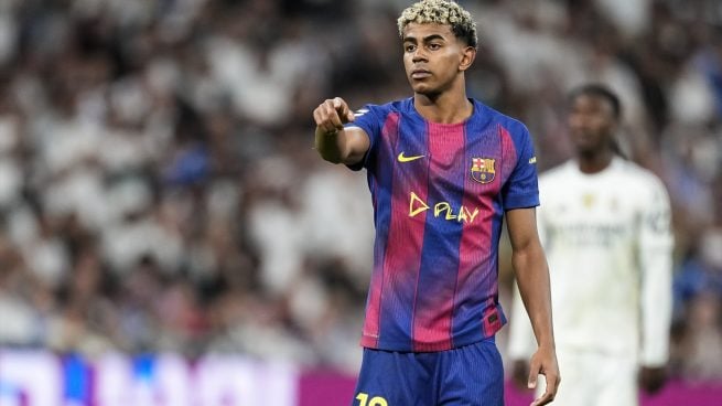 Lamine Yamal, en el Clásico. (Europa Press)