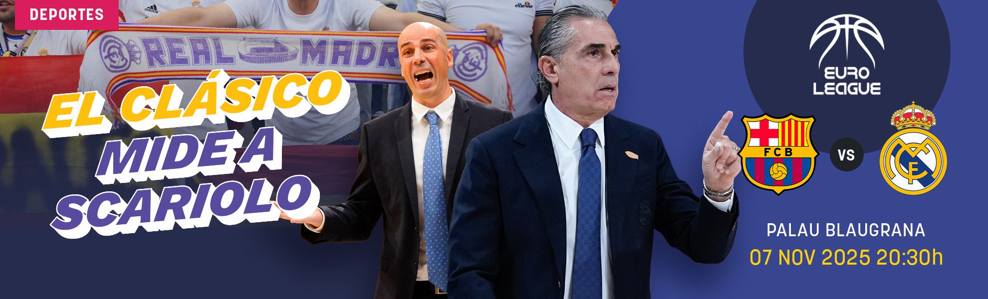 Barcelona-Real Madrid: el primer Clásico mide a Scariolo