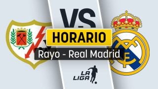 Horario del Rayo Vallecano – Real Madrid: cuándo es y cómo ver por TV gratis en directo y en vivo online el partido de Liga.