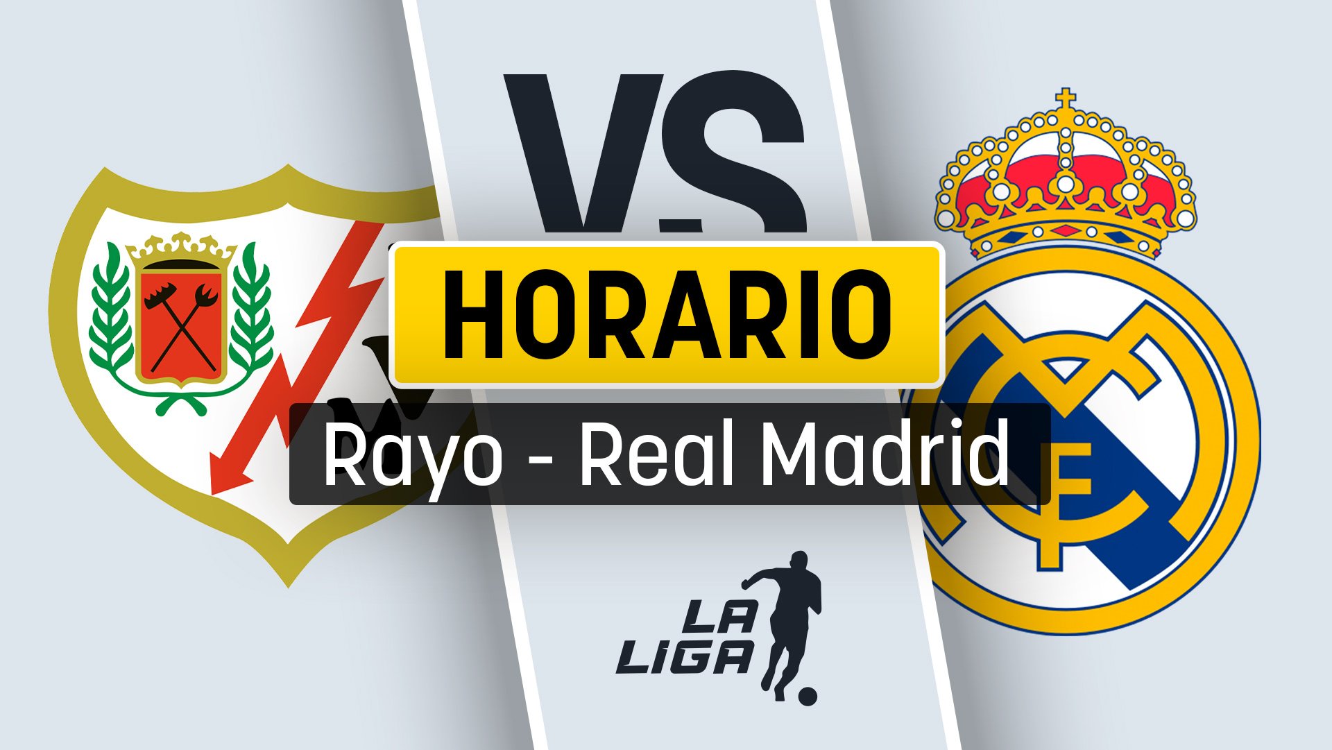 Horario del Rayo Vallecano - Real Madrid: cuándo es y cómo ver por TV gratis en directo y en vivo online el partido de Liga